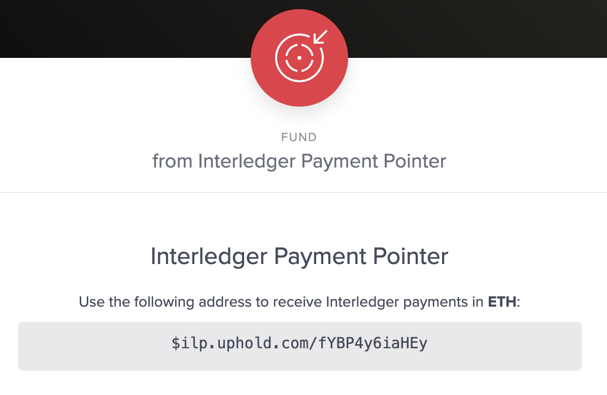 Generated Interledger Pointer